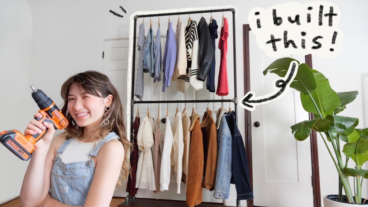 Clothes rack ideas to try out (hanging, free-standing, wood, metal)