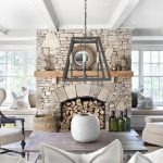 Fireplace stove: decor, stone and cover