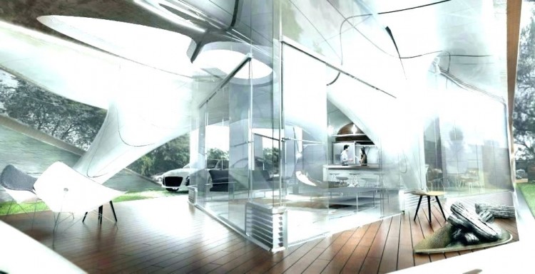 Futuristic house designs: furniture and home decor