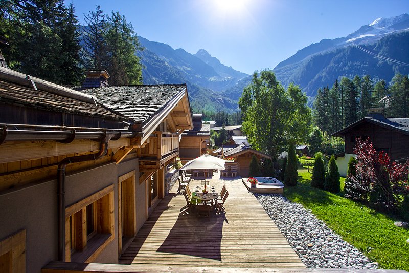 The luxurious and imposing Chalet Mont Blanc