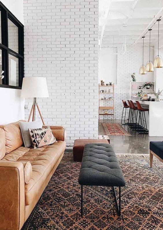 White Brick Wall Ideas for the Whole House