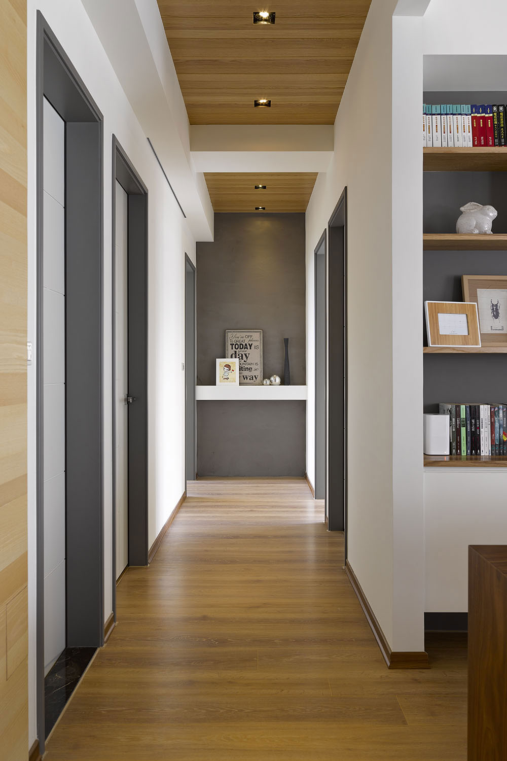 Wooden Home Interior by HOYA Design