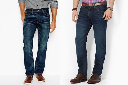 Complete your stylish look with a pair of straight jeans