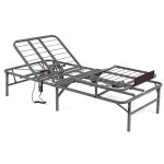 Contouring platform frame queen bed for space issues