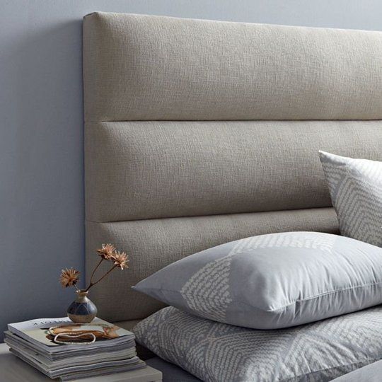 Fabric headboard for beds