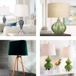 Styles in green table lamps