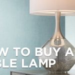 How to buy end table lamp?