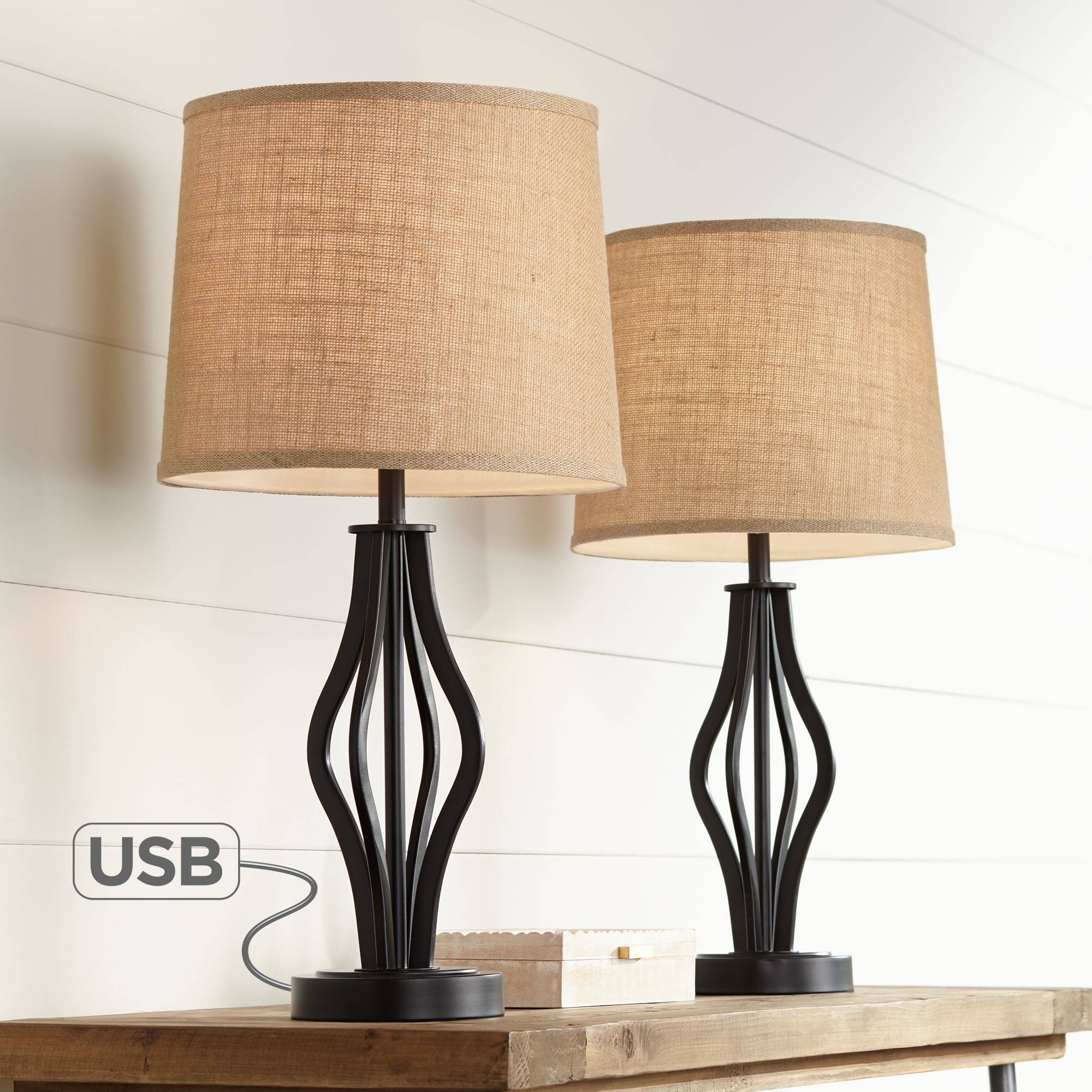 Ironing table lamps