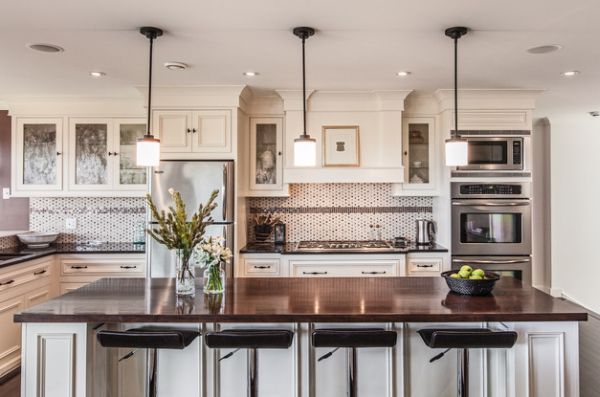Kitchen island lamps for a beautiful