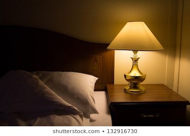 lamps by the bed