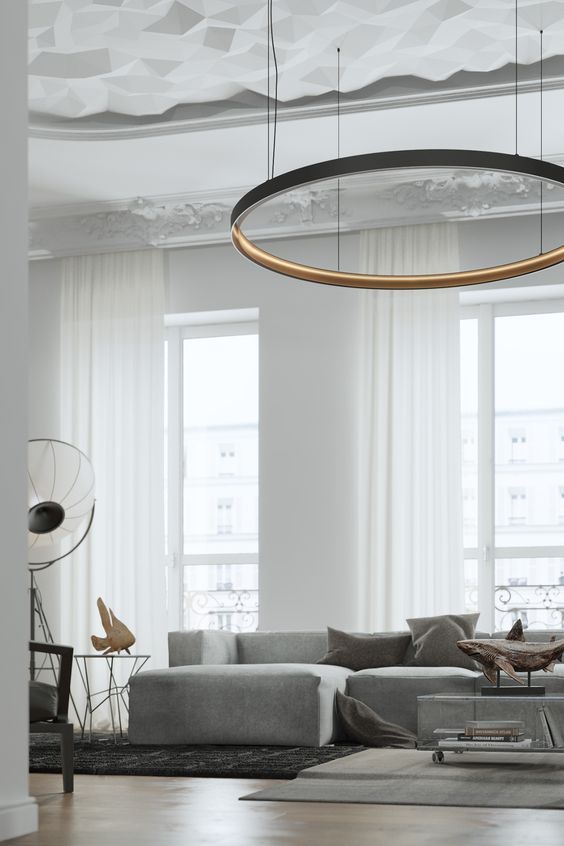 Modern chandelier can change your living space