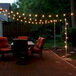 Outdoor lighting for patio