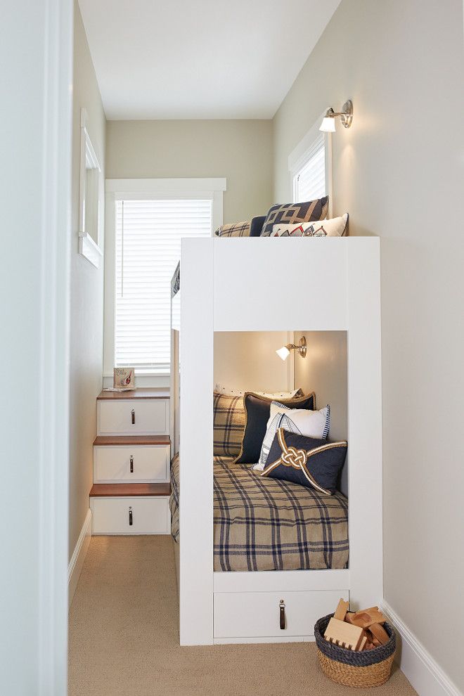 Save space in your rooms with double bunk beds