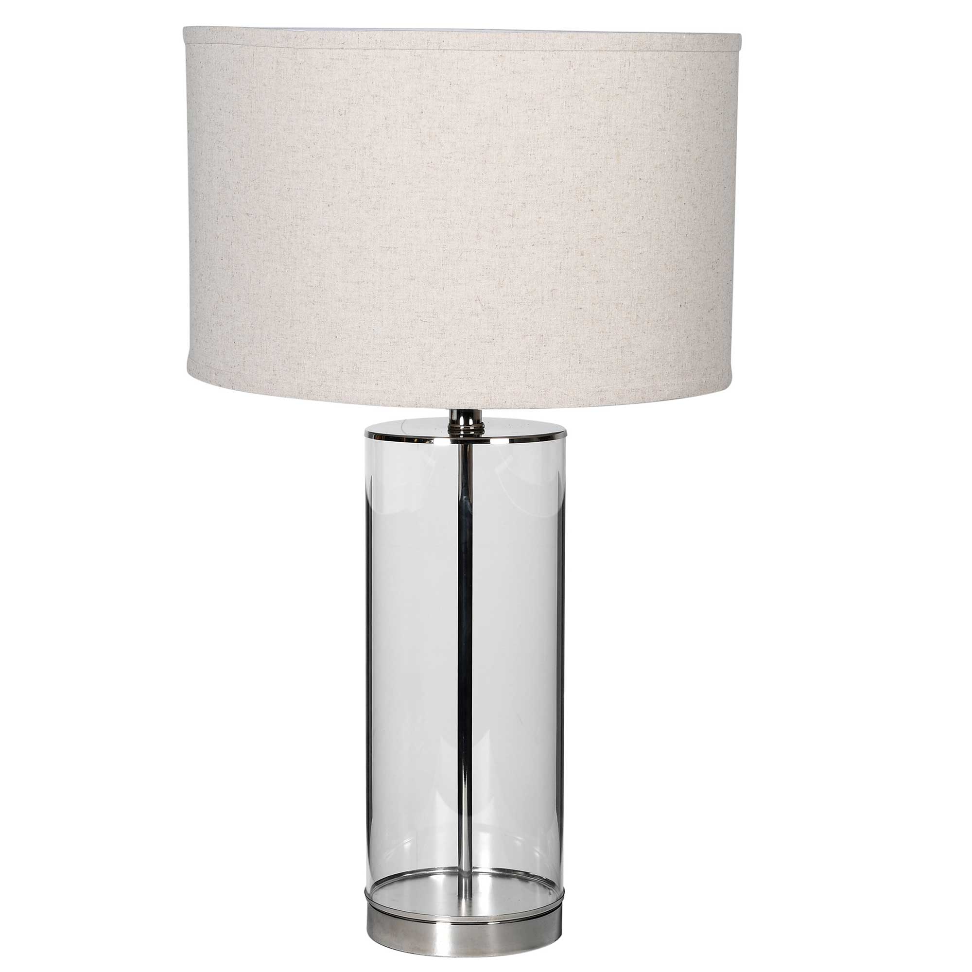 Silver table lamp