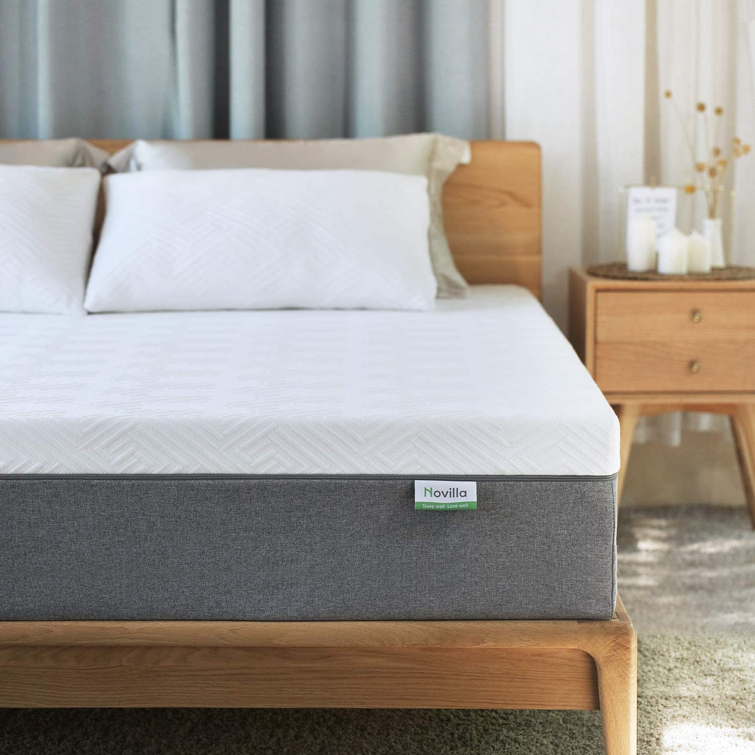 Sleep tight with king size memory foam mattress