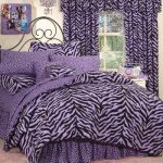 zebra print bedding and curtains