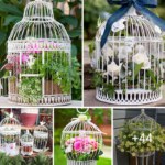 Add sparkle to your home with stunning bird cage flower arrangement