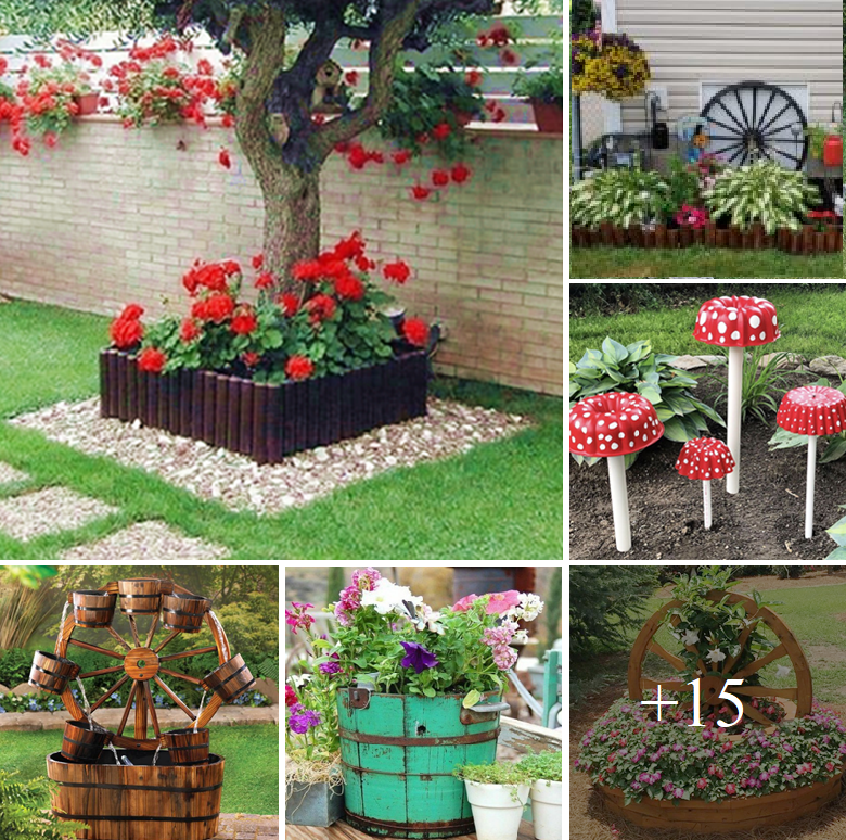 Perk up your garden with diy decorations