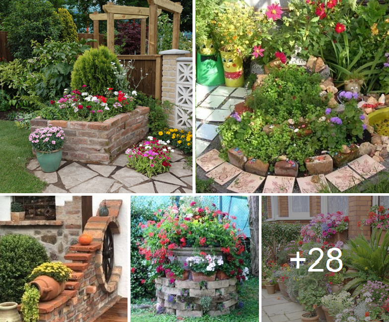 Elegant 28+ brick garden decorations for your backyard