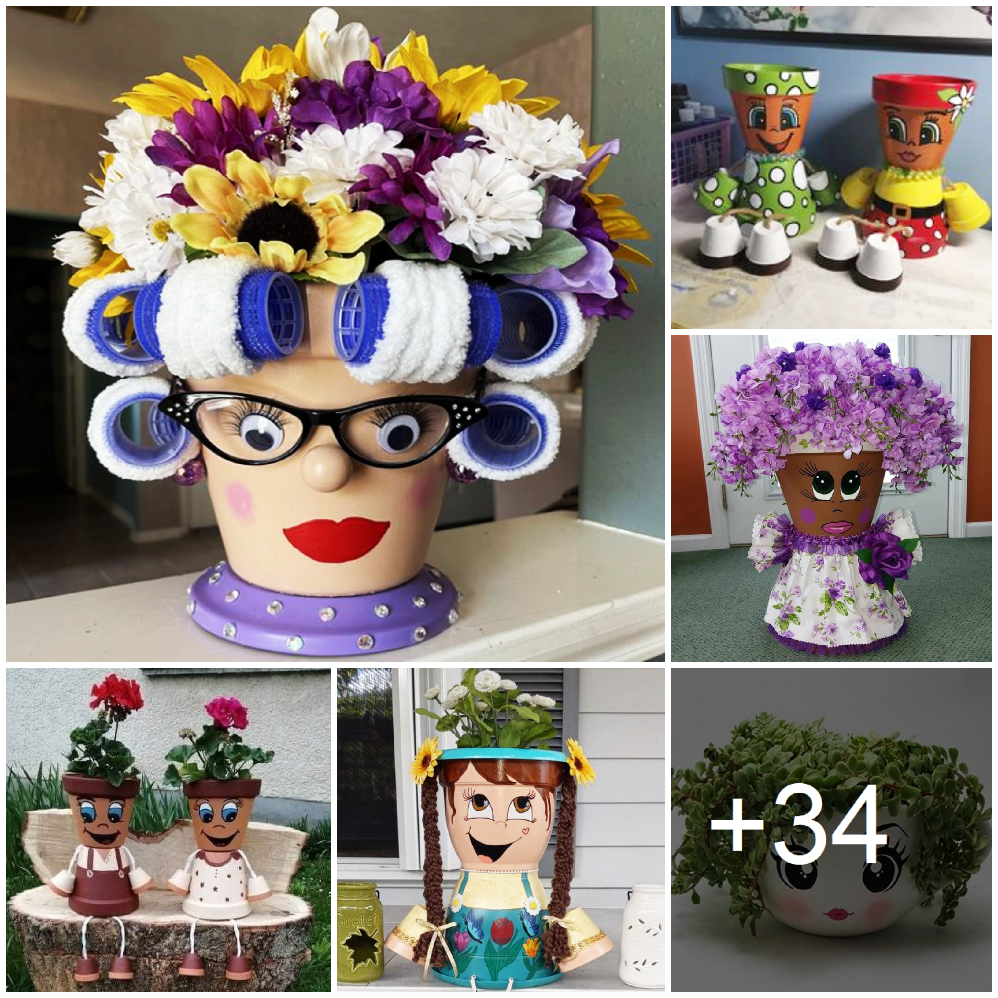 +34 captivating flower pot design ideas for your home