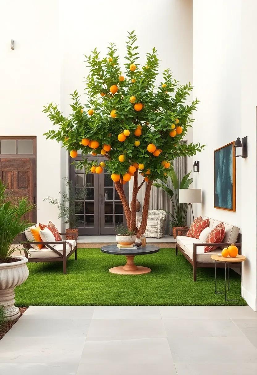 A Charming Front Yard Oasis: Embracing the Magic of Dwarf Citrus Groves
