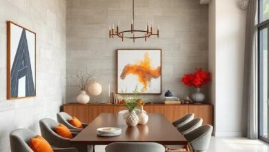 Harmonizing Styles: Exploring Dining Rooms with Mixed Materials Magic