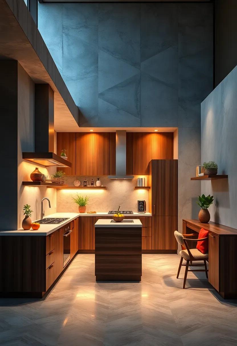 Bright Task Lighting Zones Highlighting Key Cooking Areas With Precision