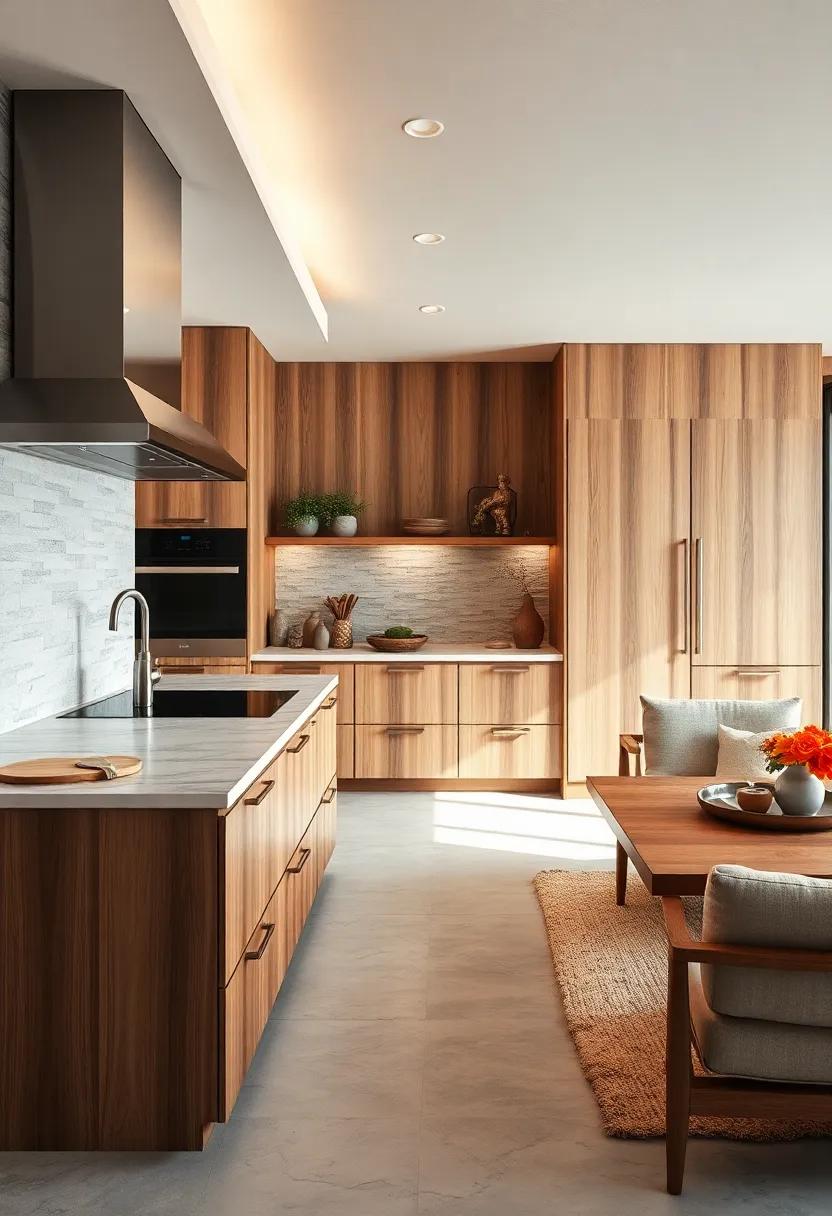 Inviting Comfort Through Earthy Wood Finishes Combined with Subtle Metal Hardware