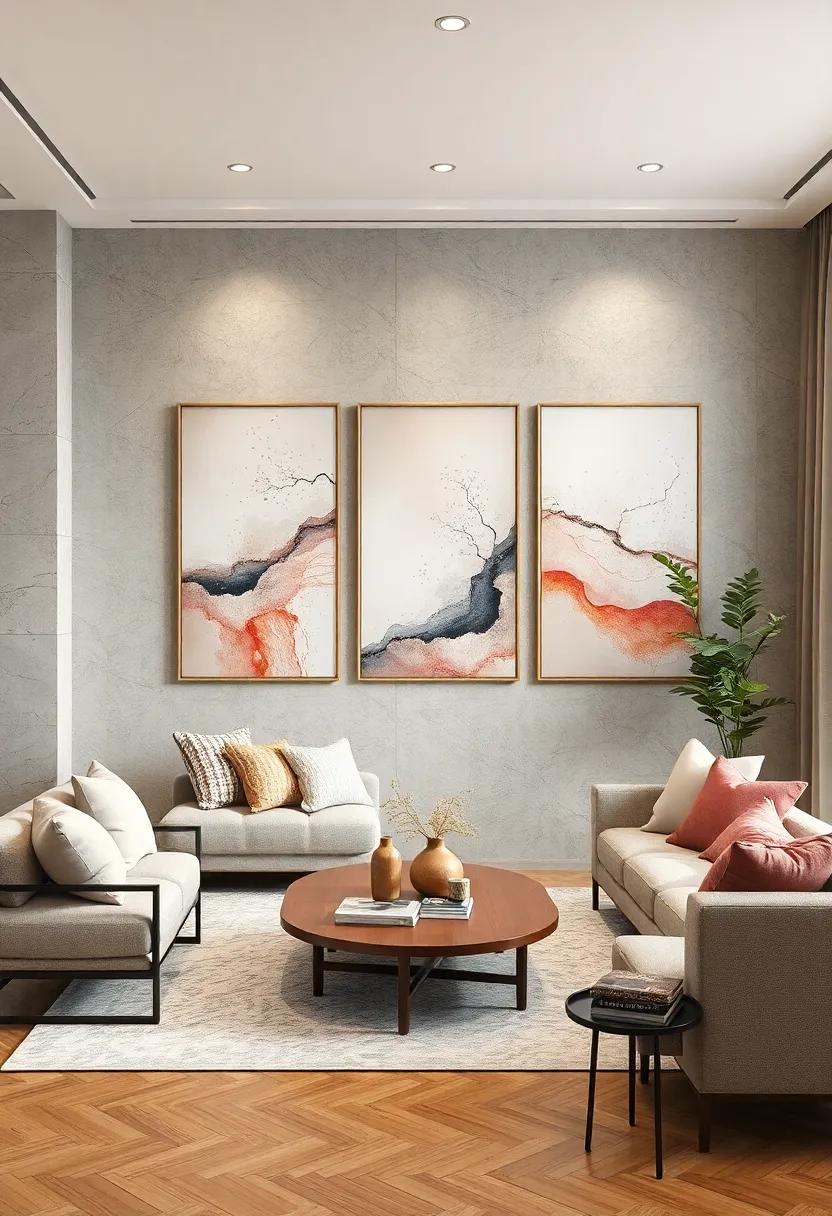 Quiet Geometry of Symmetrical and Asymmetrical Elements in Subtle Wall Decor
