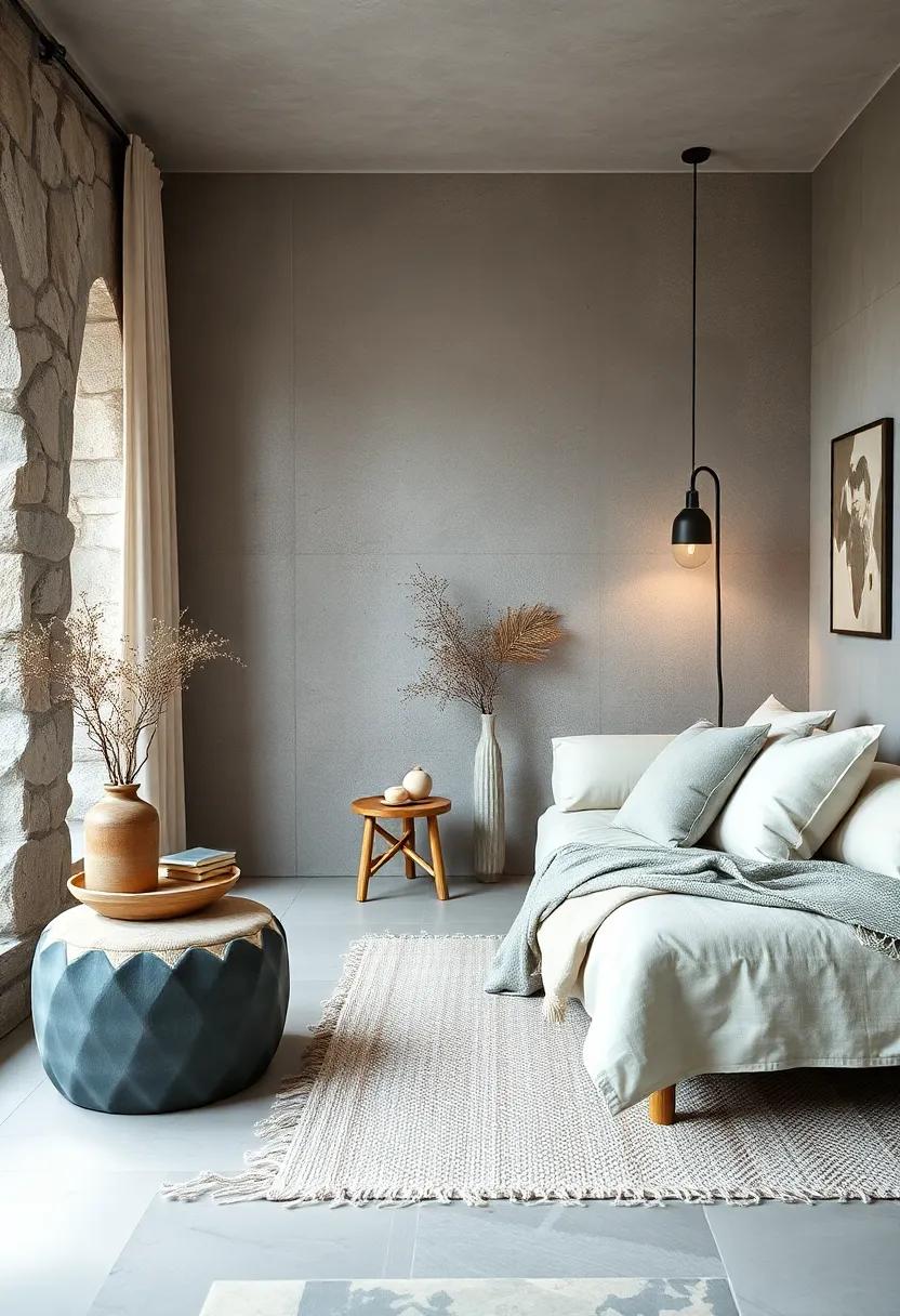 A Quiet Corner Featuring a Linen Chaise Lounge and Soft Pillows for Relaxing Scandinavian Nights