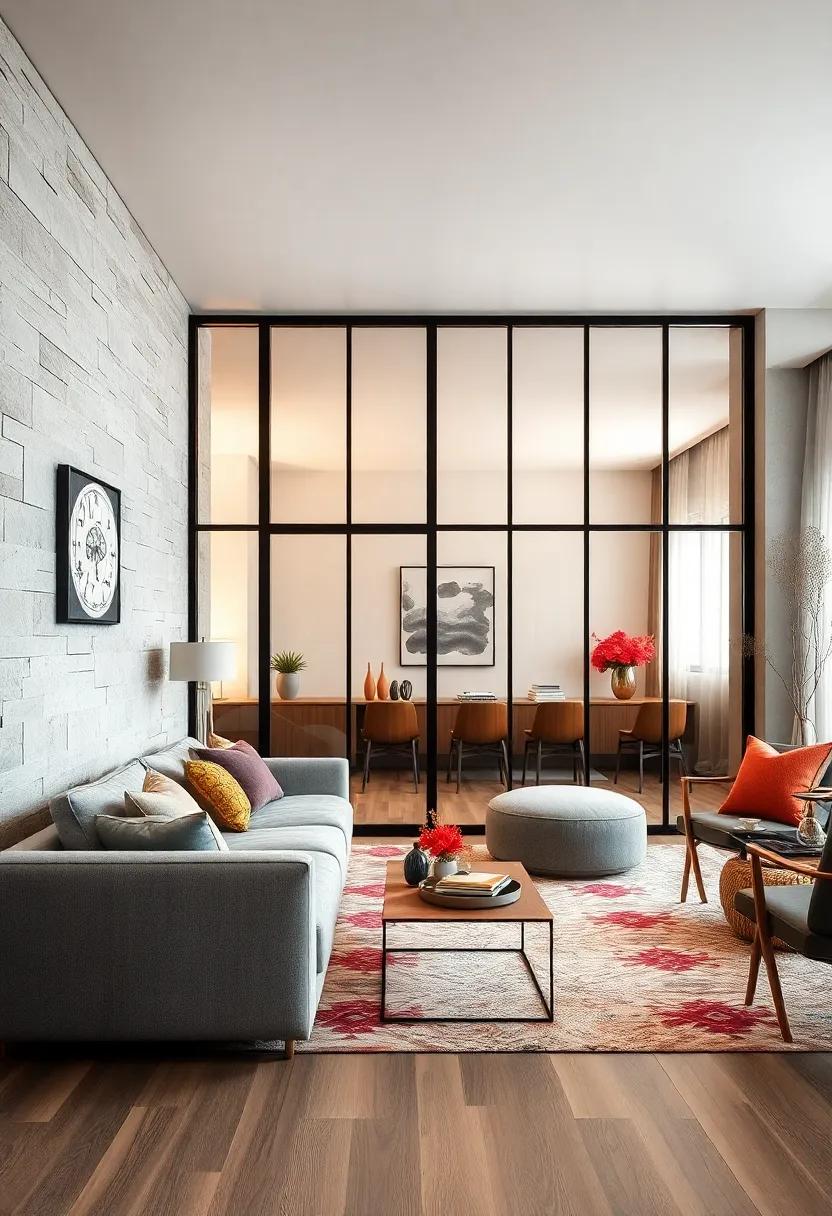 Customizable Modular Glass Dividers Adapting to Various Spatial Needs Gracefully