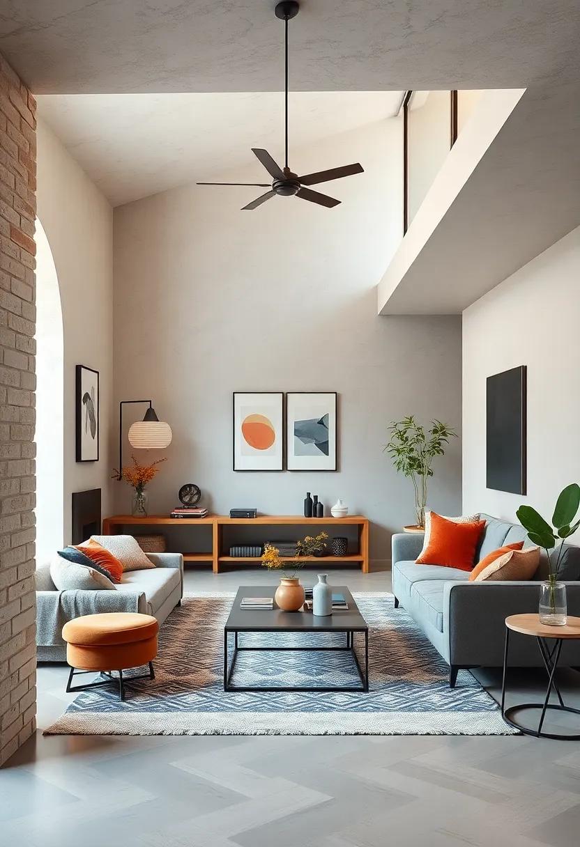 Multi-Functional Furniture Pieces Designed for Comfort and Pragmatism in Chic Under-Stairs Living Spaces
