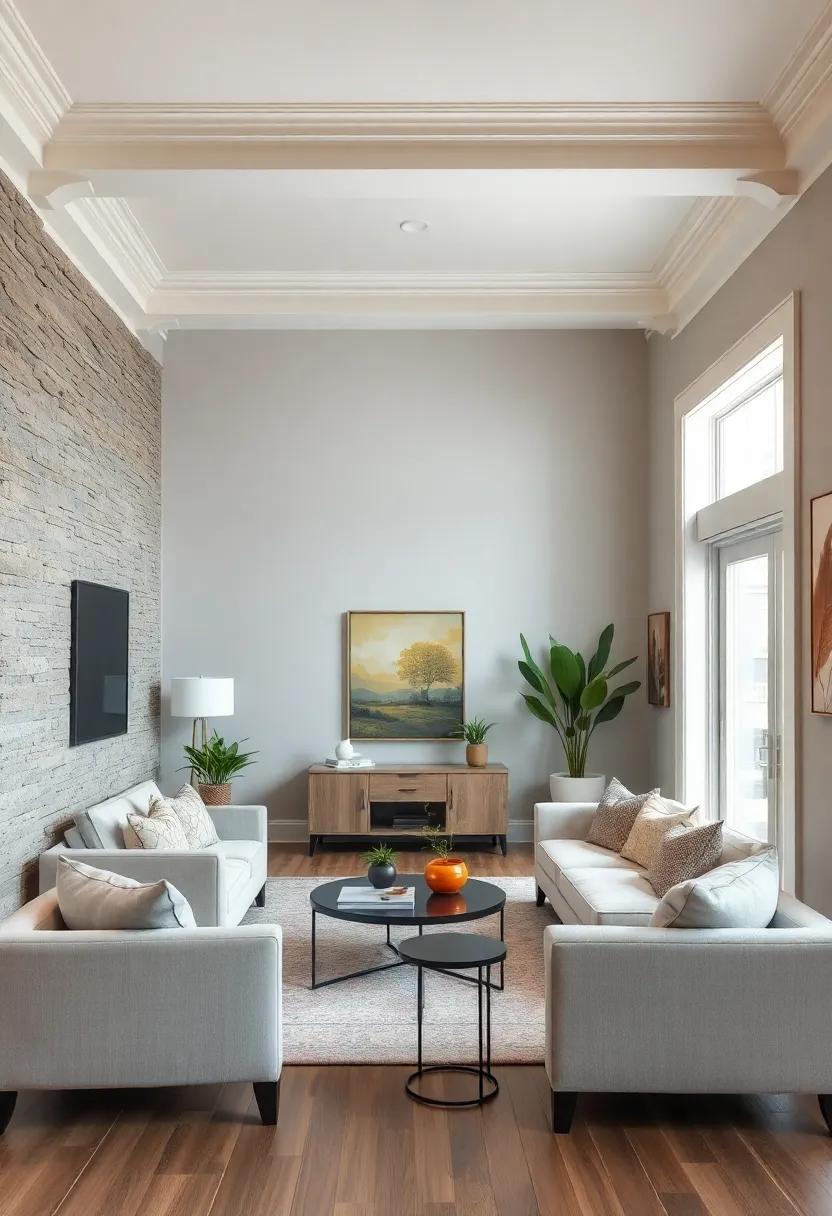 Trim and Molding Details Offering a Touch of Classic Elegance in a Modernized Under-Stairs Room
