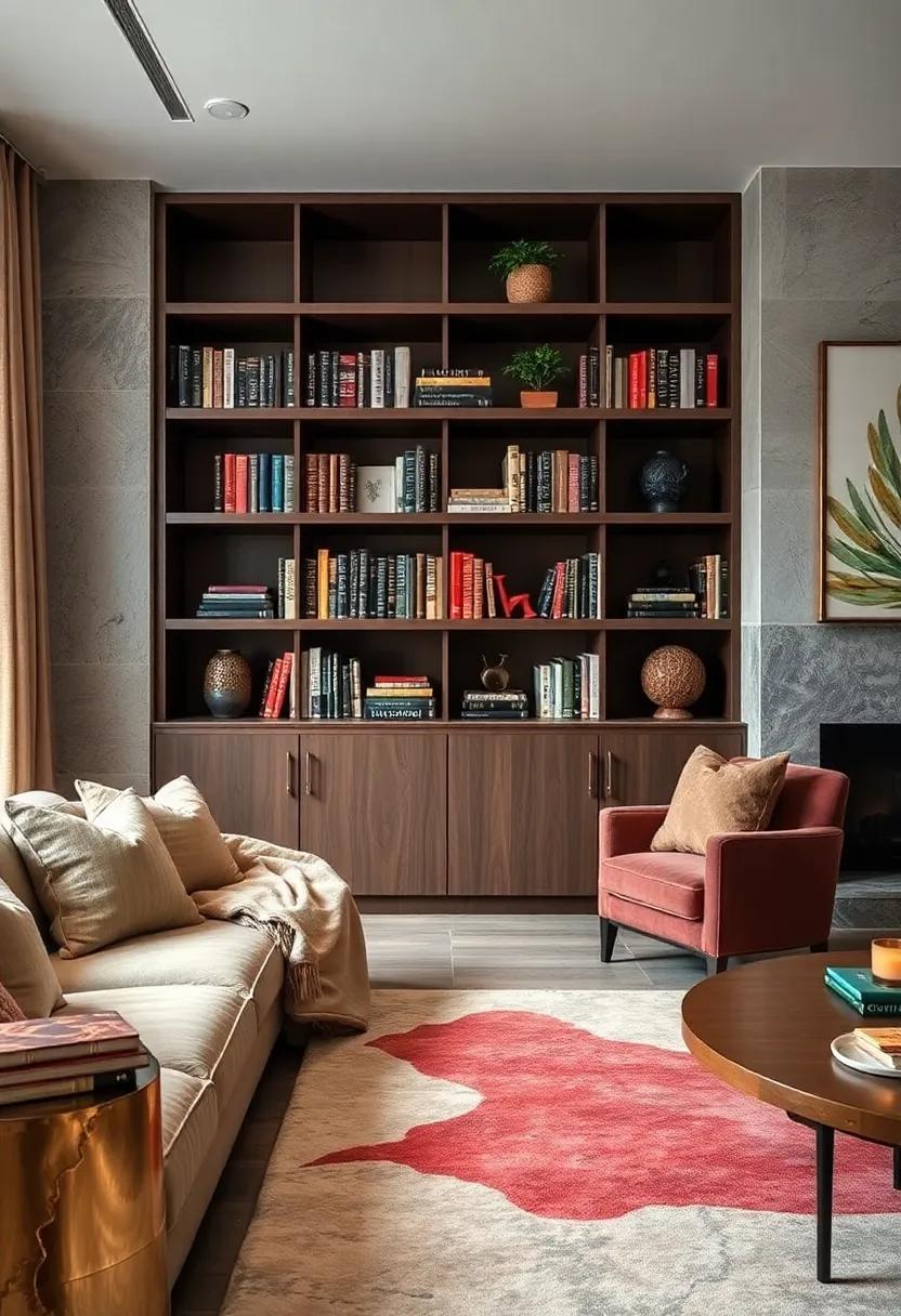 Incorporate Layered Textiles Nearby Such as Cashmere Throws to Add Depth and Warmth to Shelf Styling