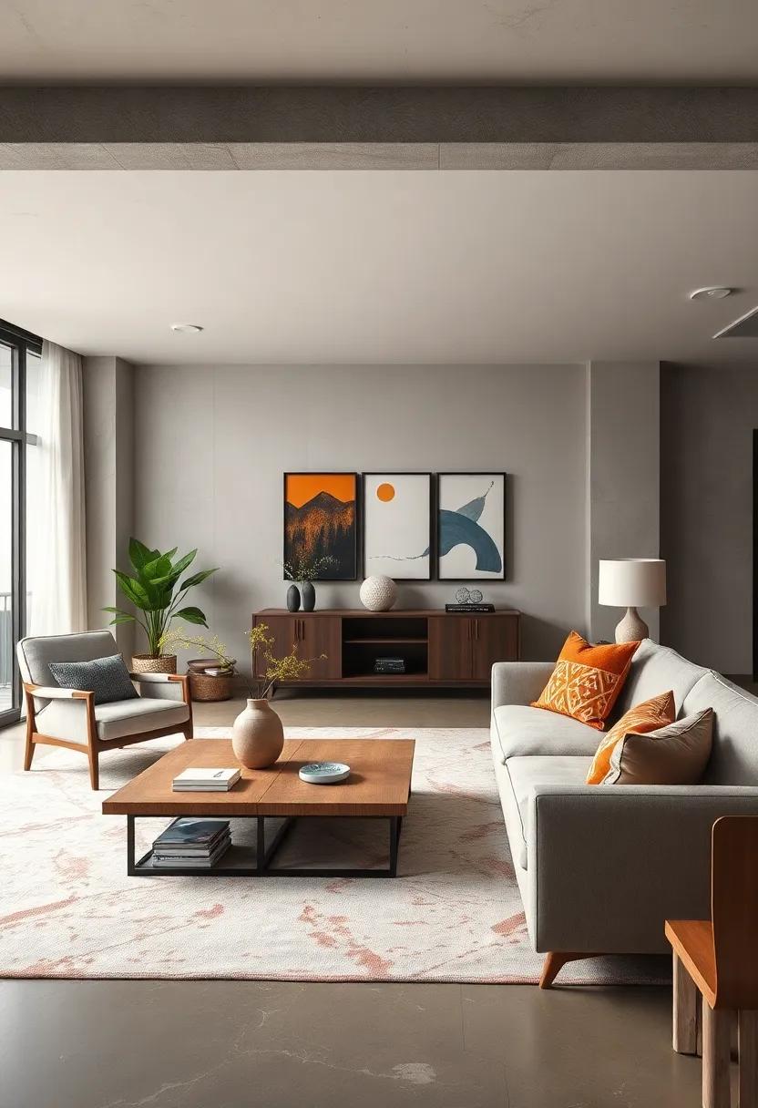 Fusing Industrial Materials With Plush Upholstery For Unexpected Living Room Textures