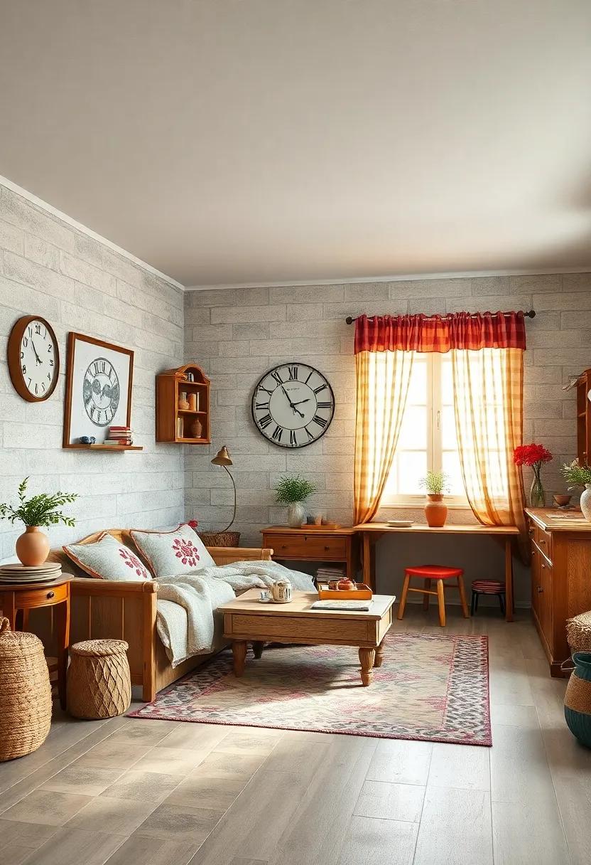 Soft Pastel Walls Evoking a Timeless Atmosphere in Nostalgic Childhood Spaces