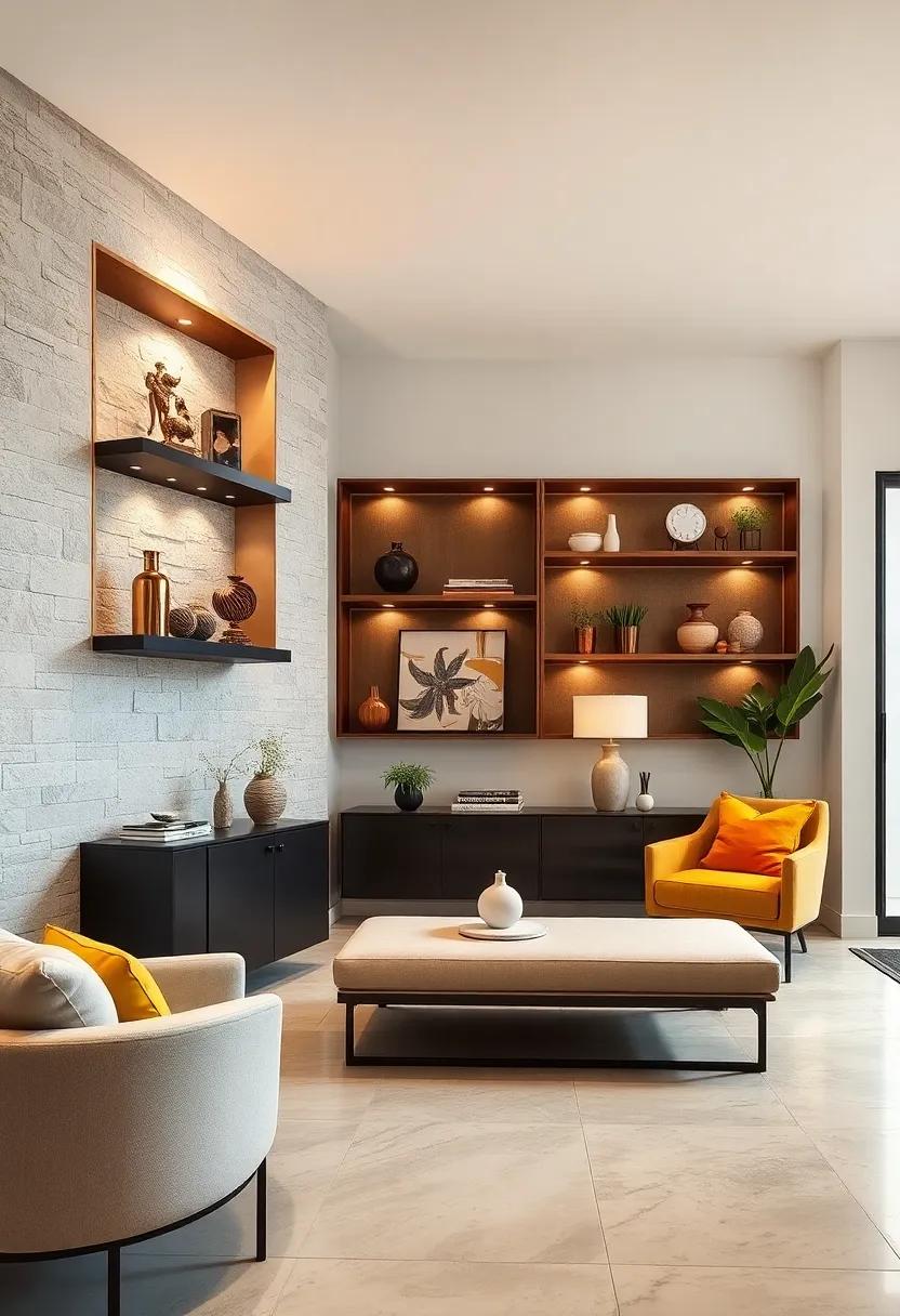 Shadow Box Wall-Mounted Shelves for Highlighting Collectibles and Adding Dimensional Display Features