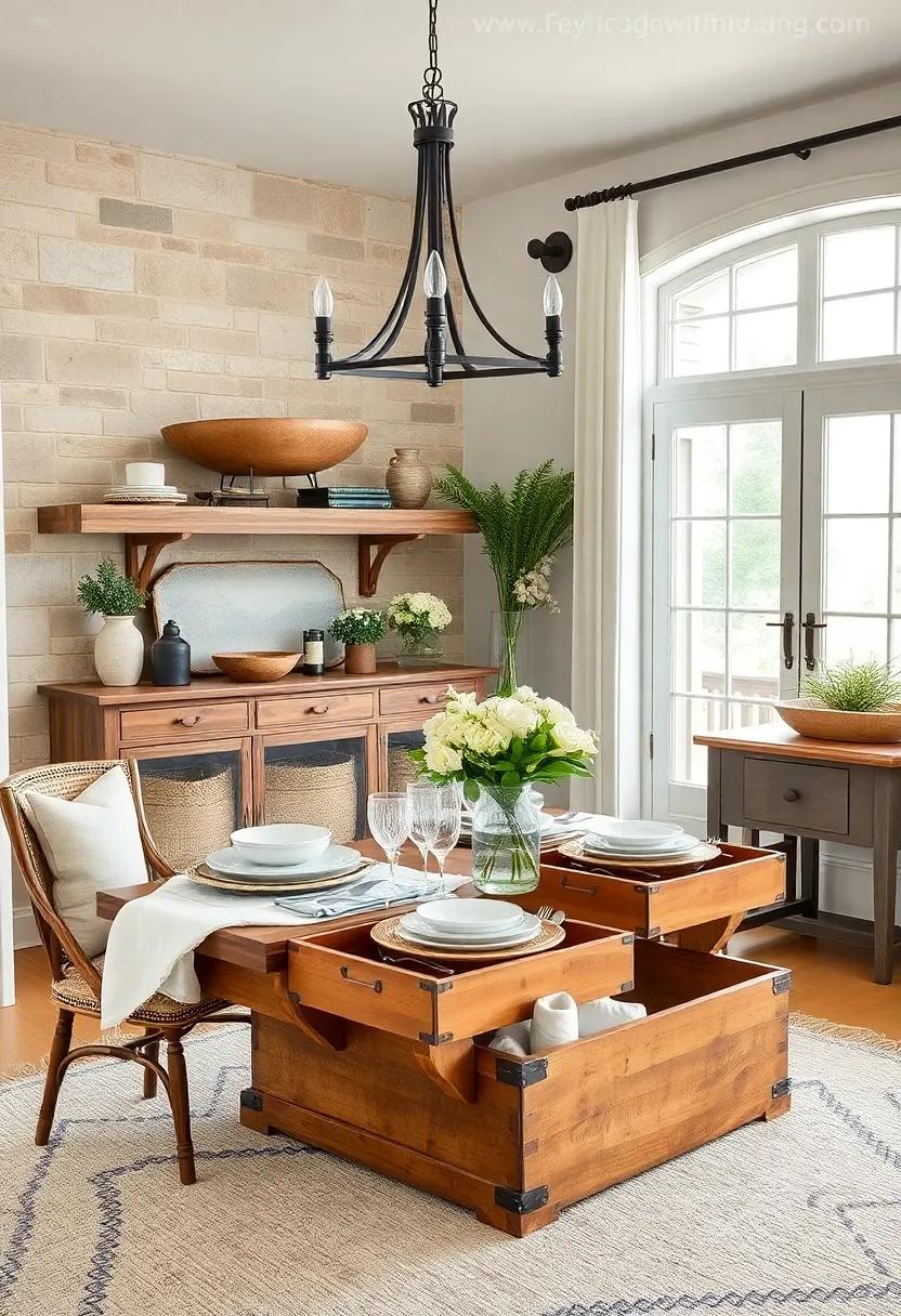 Antique Silverware Displayed In Wooden Boxes For Rustic Dining Elegance