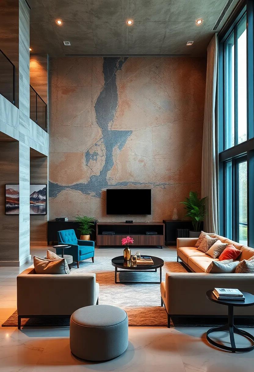 Commissioned Murals and Wall Treatments Introducing Character and Sophistication