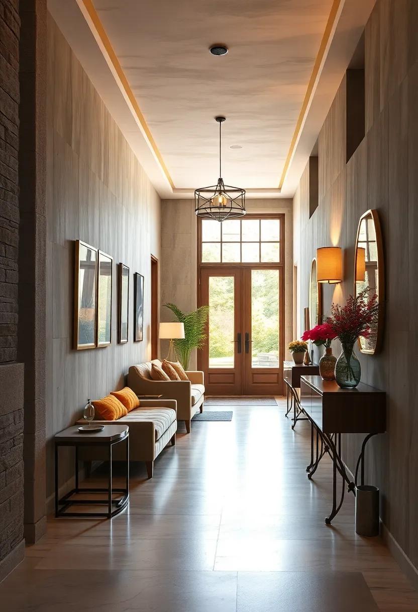 Eclectic Hallway Styles: Blending Bold Looks for a Unique Entrance