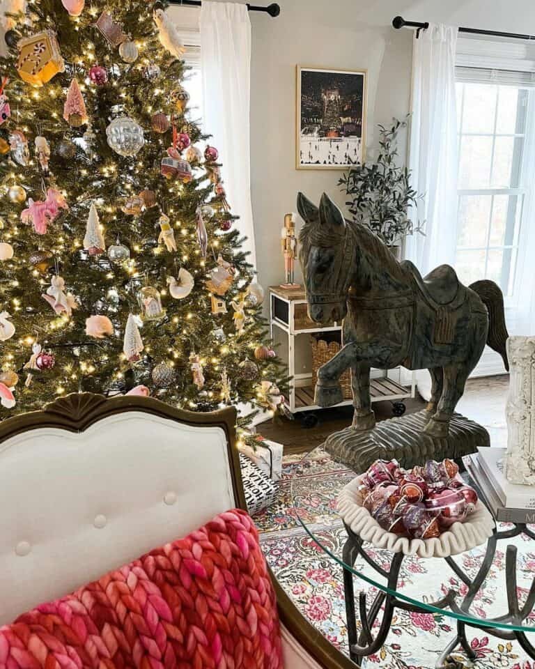 Delicate Pink Christmas