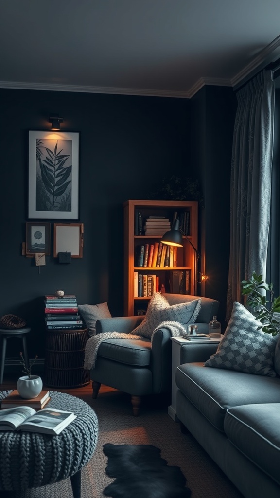 inviting reading corner