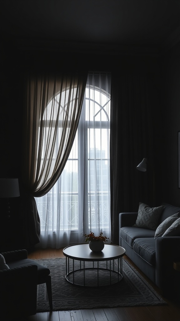 layered window treatments