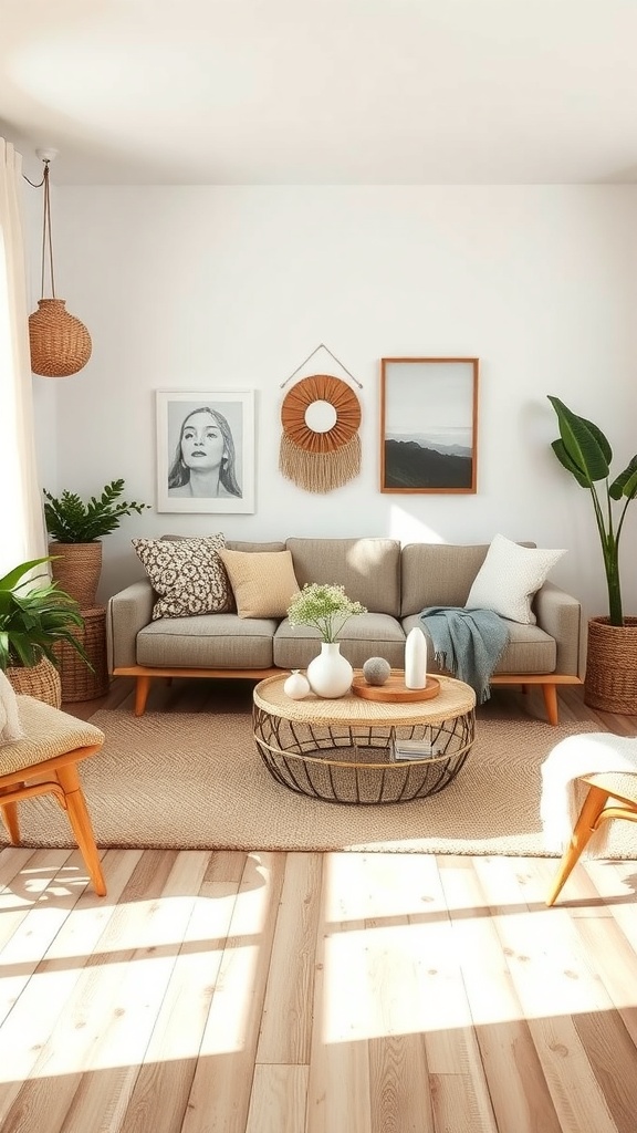 natural textures and materials