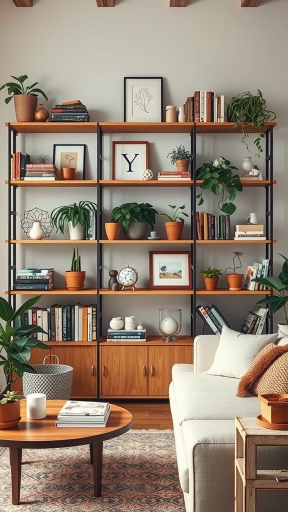 Decorative and functional shelving