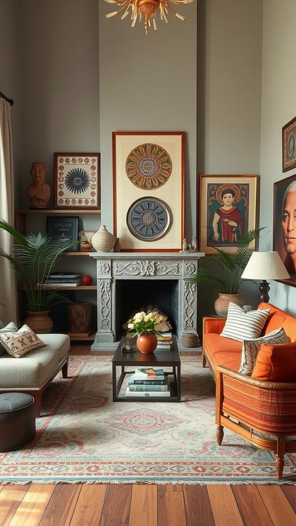 Cultural art and handcrafted decor