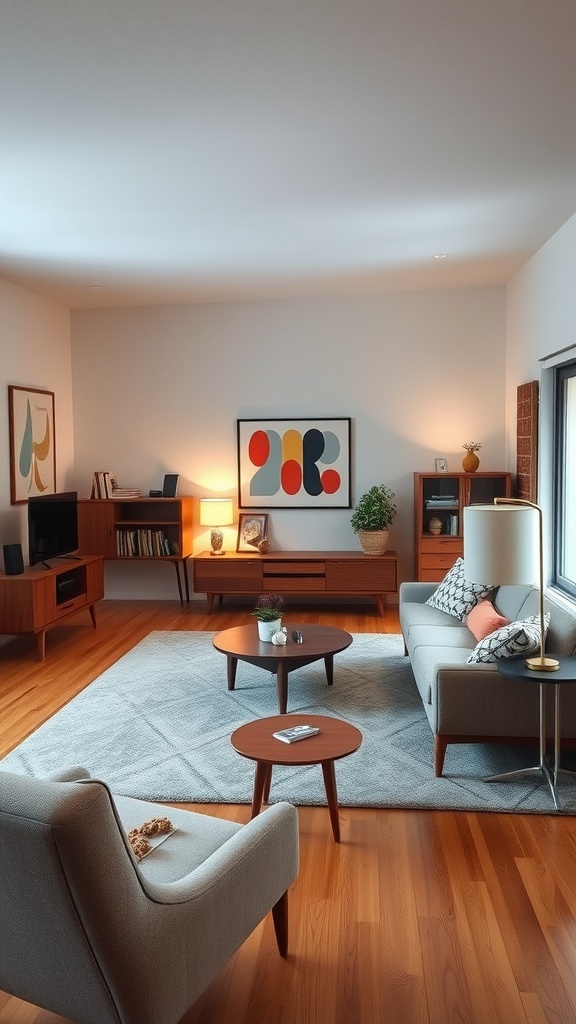 functional layout for socializing