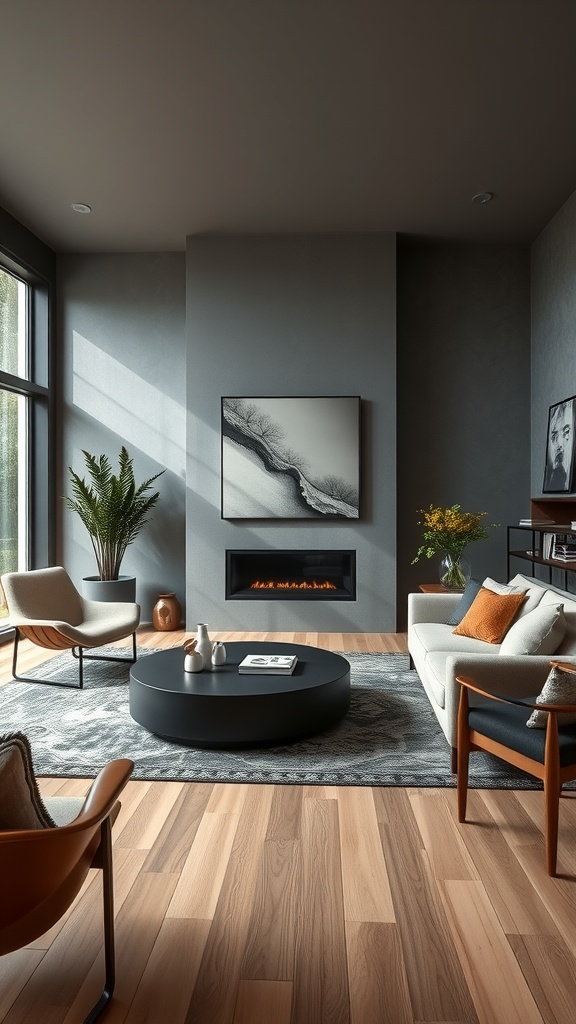 custom furniture in living room