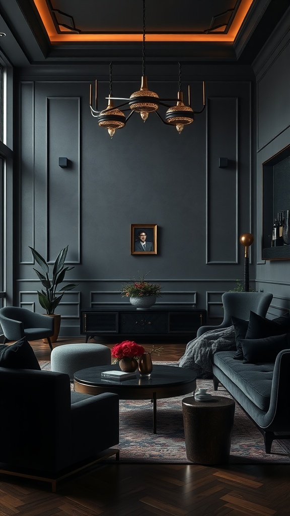 luxurious velvet accents