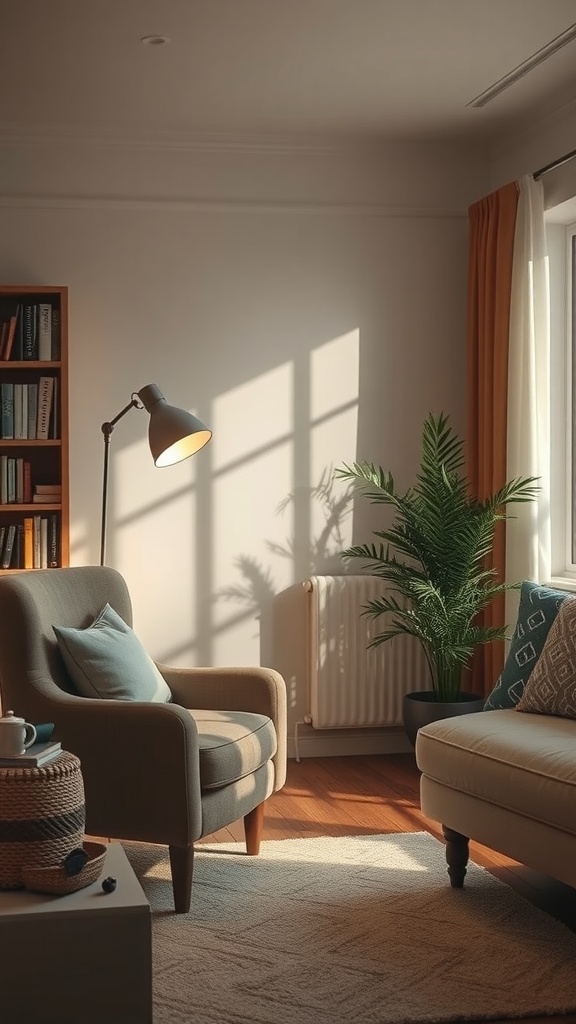 Designing a serene reading nook